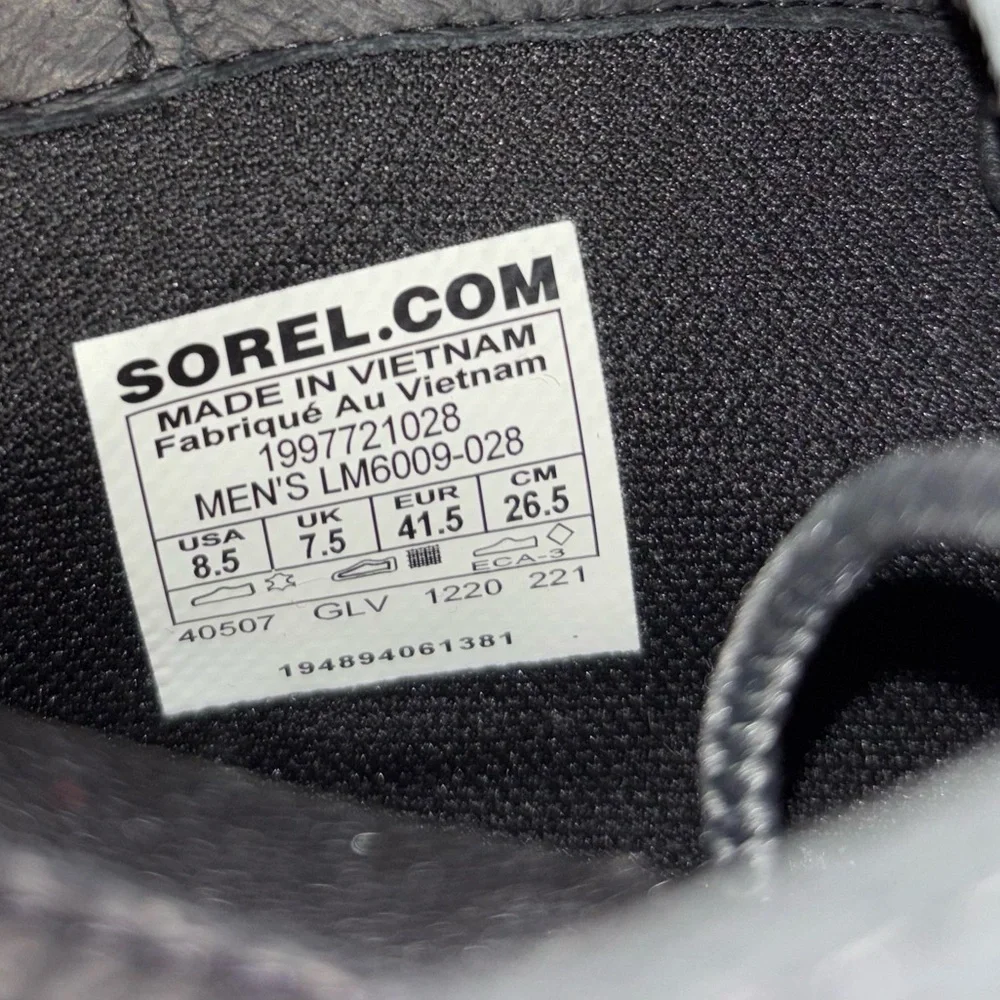 Sorel Men’s size 8.5 Kezar Chukka Waterproof Boots Gray Suede Outdoors Casual
